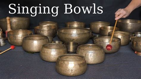 Singing Bowl Meditation Relax To The Sound Of Himalayan Singing Bowls Youtube
