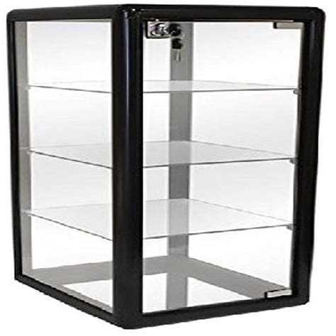 Buy Only Hangers Elegant Black Aluminum Table Top Tempered Glass