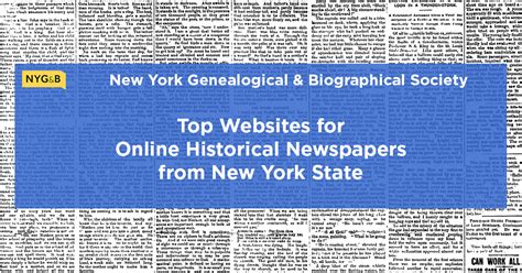 New York Historical Newspapers Online The Complete Guide