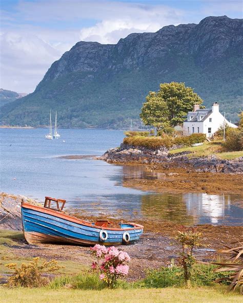 Could You Live In This White Cottage In The Highlands Of Scotland Yes