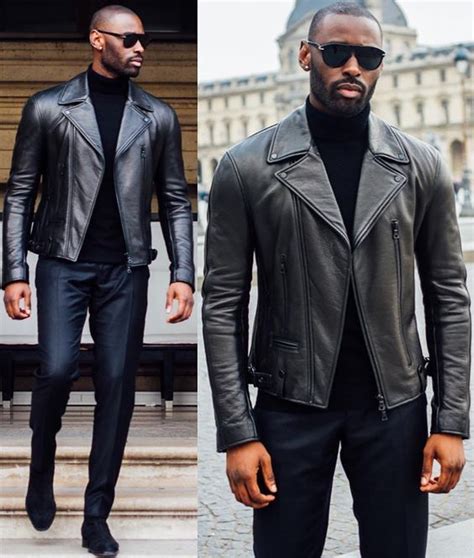 Best Leather Jacket 2019 Estilos De Homens Negros Moda Para