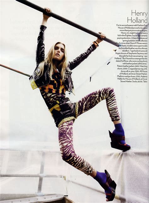 Lily Donaldson Vogue 2008 Models Inspiration