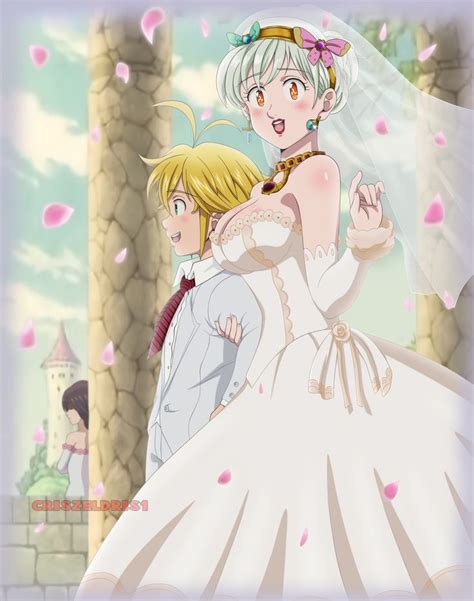 Meliodas Y Elizabeth Boda Anime Style By Criszeldris1 On Deviantart