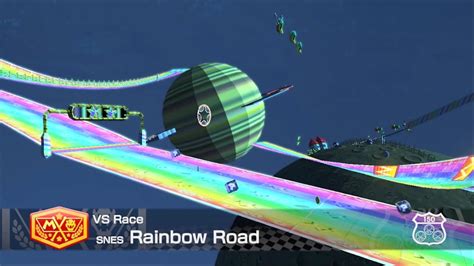 3ds Rainbow Road In Mario Kart 8 Deluxe Youtube