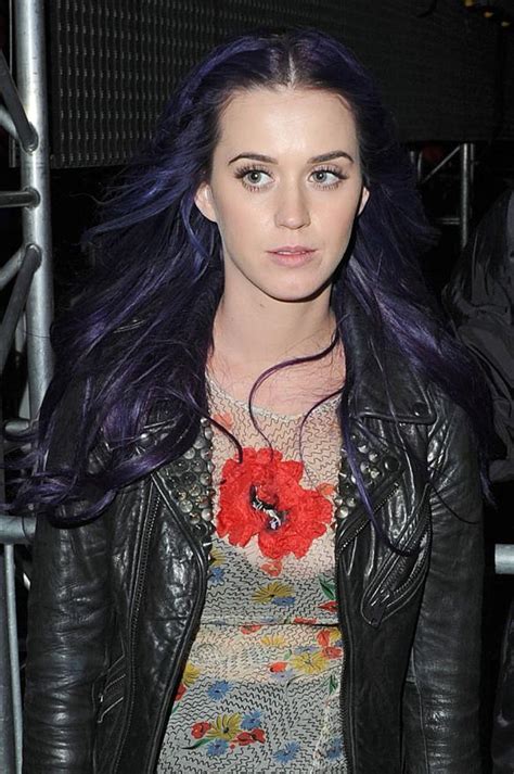 Katy Perry Katyperry Dark Purple Hair