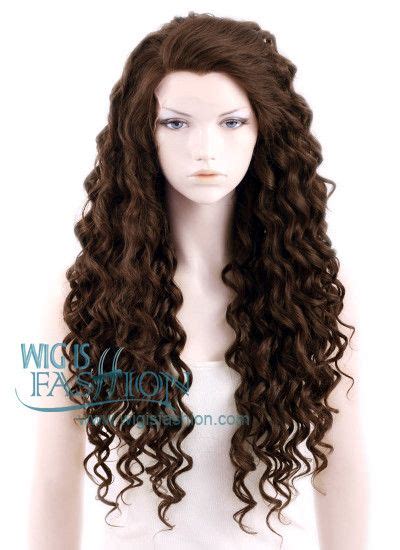 Brunette Spiral Curly Lace Front Synthetic Wig Lf169 Wig Hairstyles