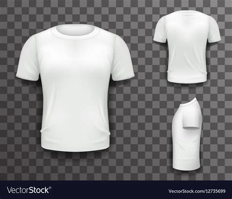 White Shirt Front And Back Template