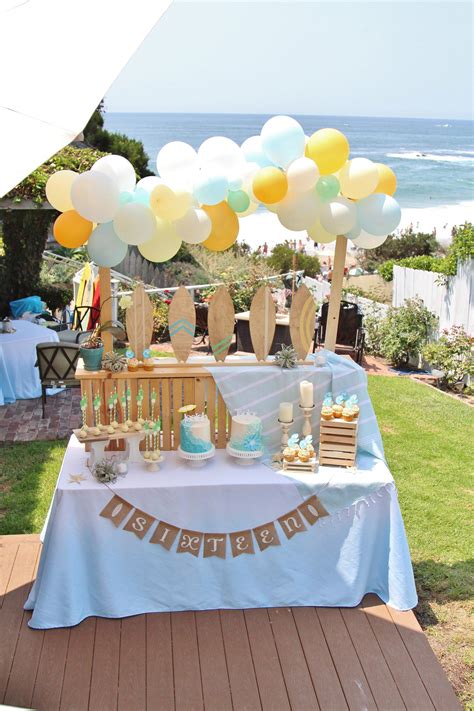 Maybe you would like to learn more about one of these? Surf Party Tablecloth - Sky Blue Linen - Beach Party Linen ...