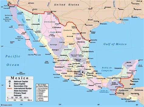 Mapa De Mexico Con Ciudades Y Estados Images And Photos Finder