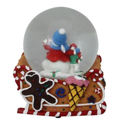 Northlight 525 Musical Joy Snowmen And Gingerbread Sleigh Christmas