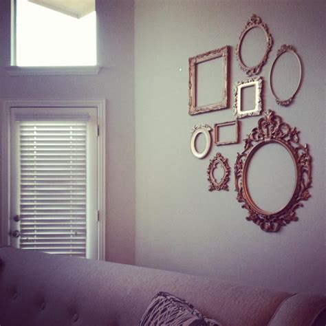 You can make diy picture frames with a miter box, stapler, and picture frame molding. Pin by Abbie Doyle on Completed DIY Projects | Frame wall ...