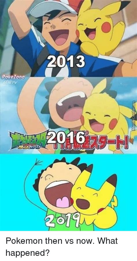 2013 Pokezona 2016 H Pokemon Then Vs Now What Happened