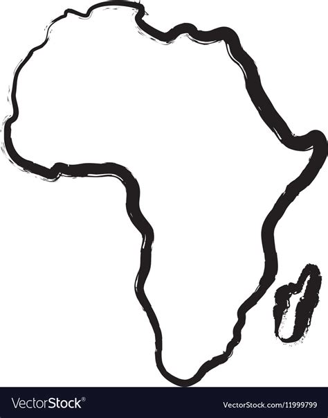 Includes 2 files hi ress png and.ai files this is single layer compound path map good for creating masks or for print. Africa map silhouette Royalty Free Vector Image