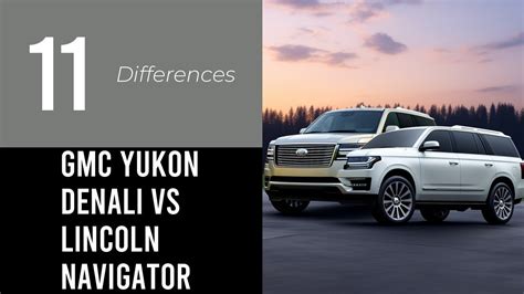 Gmc Yukon Denali Vs Lincoln Navigator Youtube