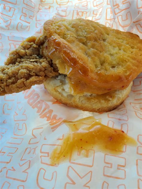 Whataburger Spicy Honey Butter Chicken Biscuit Food And Drink