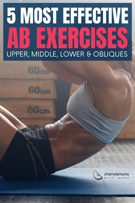 5 Most Effective Ab Exercises Upper Middle Lower And Obliques Effective Ab Workouts Abs