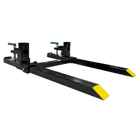 30 Clamp On Pallet Fork 1500 Lb Capacity W Stabilizer Bar