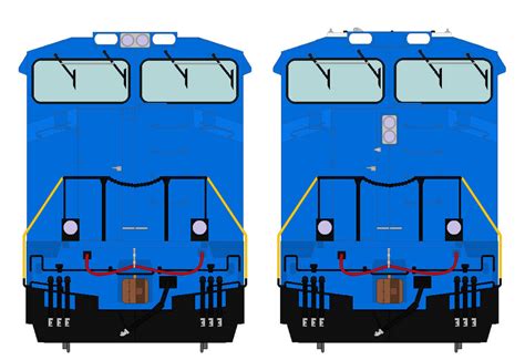 Emd Sd70ace Front By Trainman3985x On Deviantart