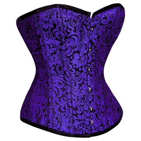 Purple Corsets Plus Sizes Too Purple Steel Boned Corset Also Available