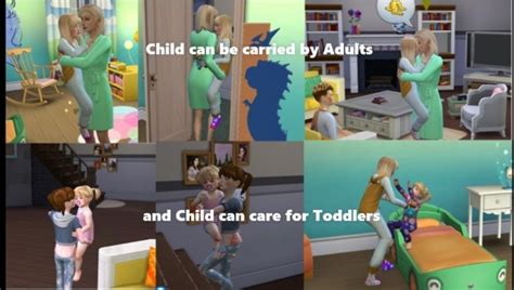 Child Can Care For Toddlers And Child Can Be Carried By A Mod By Sofmc9