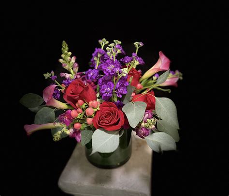 Red And Purple Valentine In Durham Nc Art Floral And Events