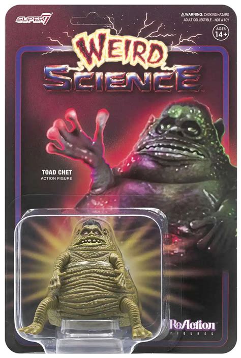 Reaction Weird Science Toad Chet 3 75 Action Figure Movie Accurate Super7 Toywiz