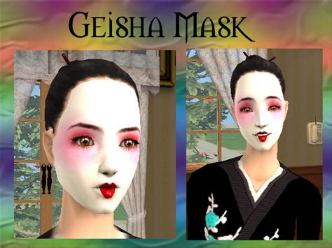 Mod The Sims Geisha Mask
