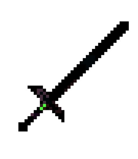 Netherite Sword Pixel Art Maker