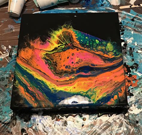 Super Cool Acrylic Pour Abstract Art Unusual Color Combinations For
