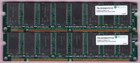 1gb 2x512mb tricentric tri 32c6464 pc133 micron sdr ram kit 64mx64 pc 133 sdram ebay