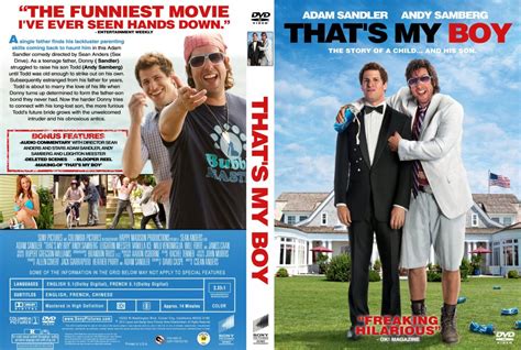 Now, after not seeing each other for years, todd's world comes crashing down on the eve of his wedding when an uninvited donny suddenly. That's My Boy - Movie DVD Custom Covers - That s My Boy ...