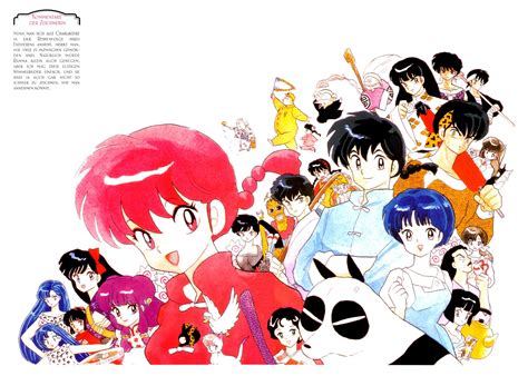 Ranma 12 Characters Ranma 1 2 Ilustraciones Y Afiches Anime Manga