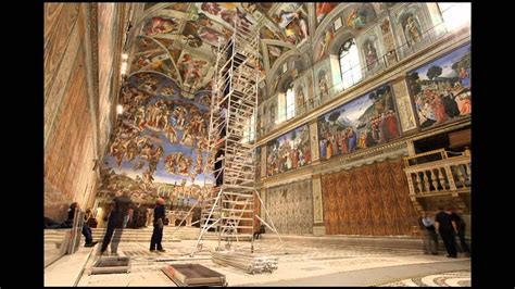 Its fame rests on its architecture michelangelo was commissioned by pope julius ii in 1508 to repaint the ceiling, originally representing golden stars on a blue sky; Behind the Scene at the Sistine Chapel with a Museum ...