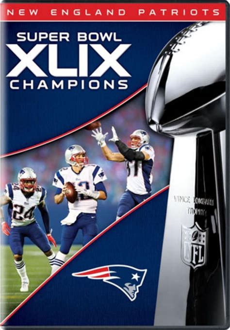 Nfl Super Bowl Champions Xlix Dvd Super Bowl New England Patriots England Patriots