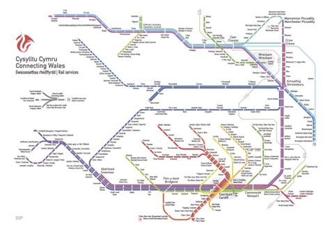 Transit Maps Arriva Trains Wales