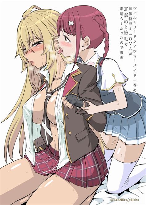 Shikishima Mirei And Tokonome Mamori Valkyrie Drive And More Drawn By Ayanero Taicho Danbooru