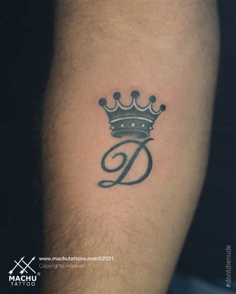Top 166 Letter D With A Crown Tattoo
