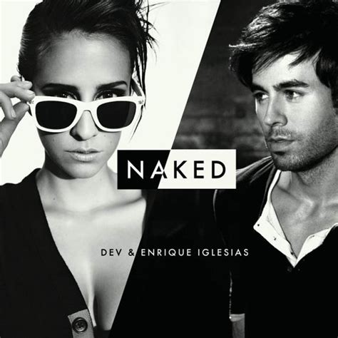 Carátula Frontal de Dev Naked Featuring Enrique Iglesias Cd Single Portada