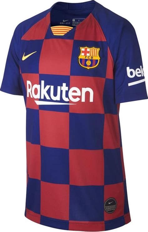 Fc Barcelona Thuisshirt 1920 Jr Voetbalshirts Blauw 164