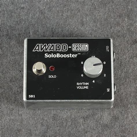 Award Session Solo Booster Pedal Nd Hand Reverb