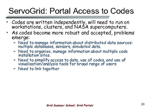 Grid Portals A User S Gateway To The