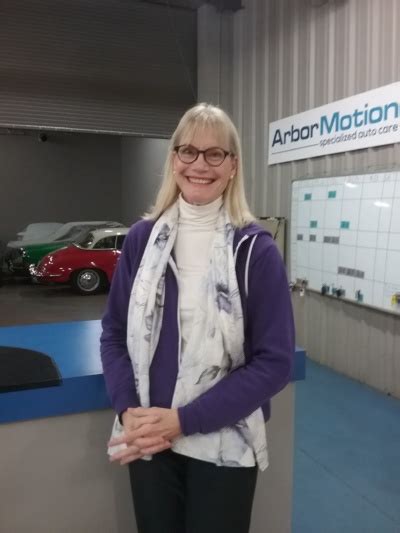 Barbara Olencki Arbormotions Customer Of The Month Foreign Car Repair Ann Arbor