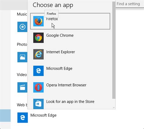 How To Change The Default Web Browser In Windows 10