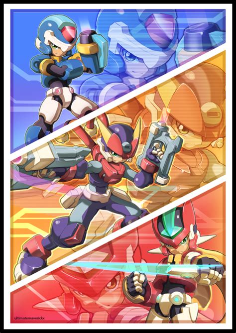 Zxa By Ultimatemaverickx Mega Man Art Mega Man Heroes Reborn