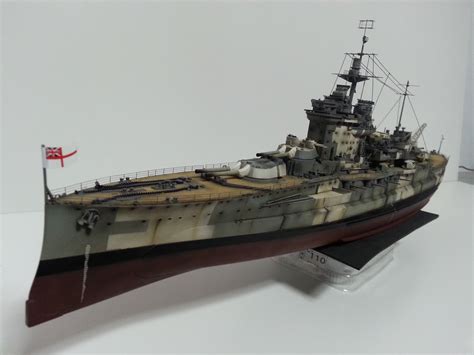 Kitters Scale Models 1350 Academy Hms Warsprite Battleship