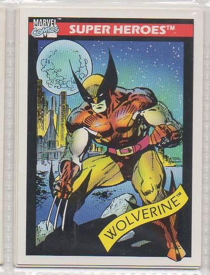 Wolverine 1990 Marvel Comics Card 10 Free Sh Logan Marvel