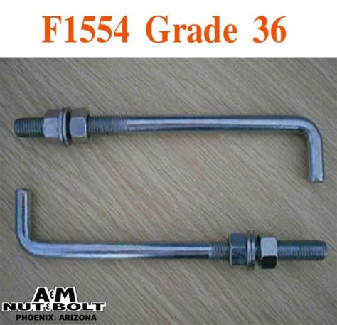 We Manufacture And Supply F1554 Grade 36 Anchor Bolts Material In Usa
