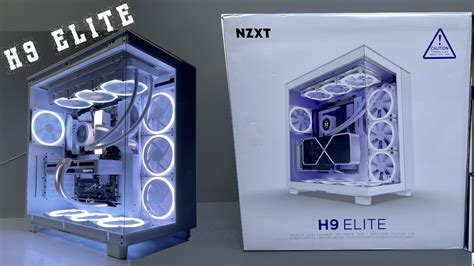 Nzxt H9 Elite Case With Nzxt Fans Youtube