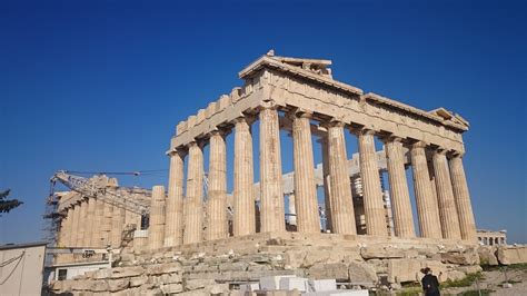 The Parthenon Rear View Illustration World History Encyclopedia