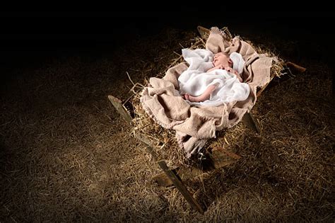 Baby In The Manger Pic Stock Photos Pictures And Royalty Free Images